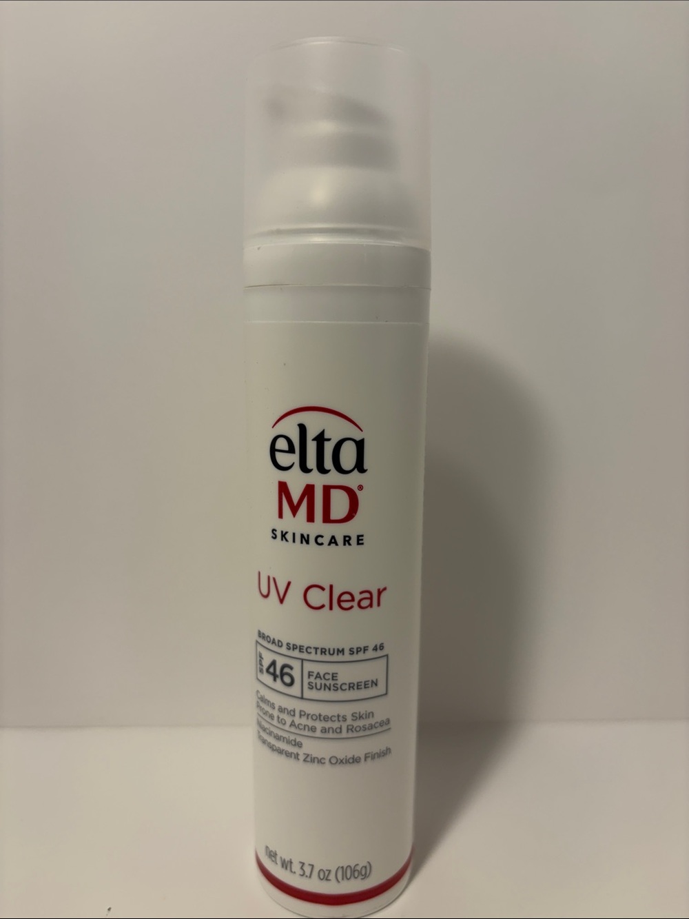 EltaMD UV Clear SPF 46 Sunscreen – White and Red Accents
